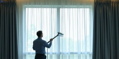 Commercial drapes cleaning service bli-bli hotels offices