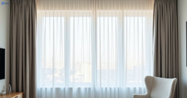 Restored vibrant drapes in bli-bli QLD after Matty Curtain Cleaning